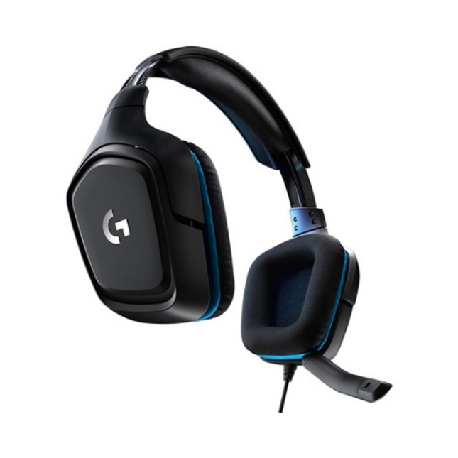 Logitech G432 Wired 7.1 Surround Sound Gaming Headset Black