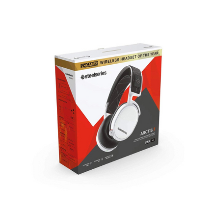 steelseries active 7 61508 bluetooth headphones with mic white
