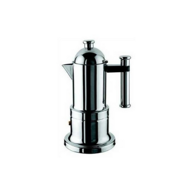 Kontessa Vigano Stainless Steel Espresso Pot 4 Cups