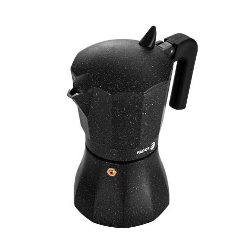 Fagor Tiramisu Moka Pot 12 Cups Black