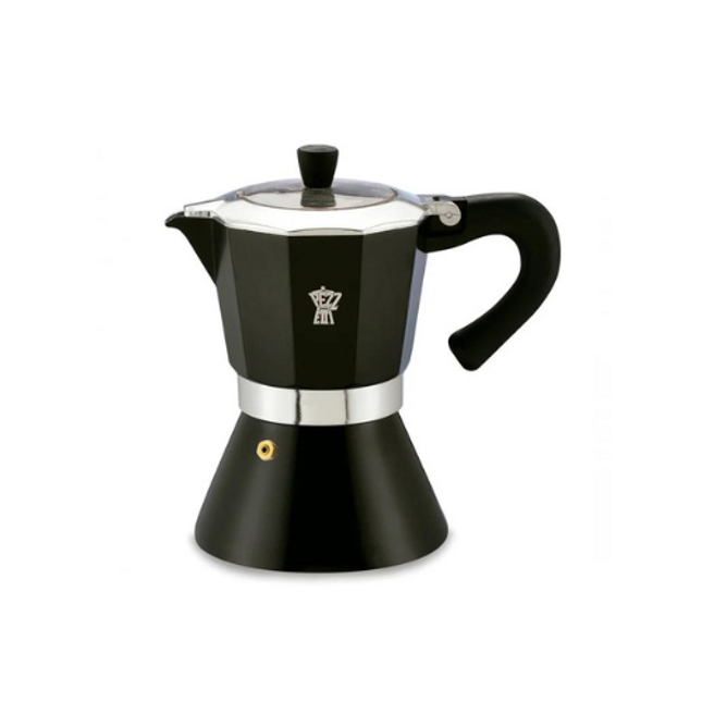 Pezzetti Bellexpress Espresso Pot Black 6 Cups