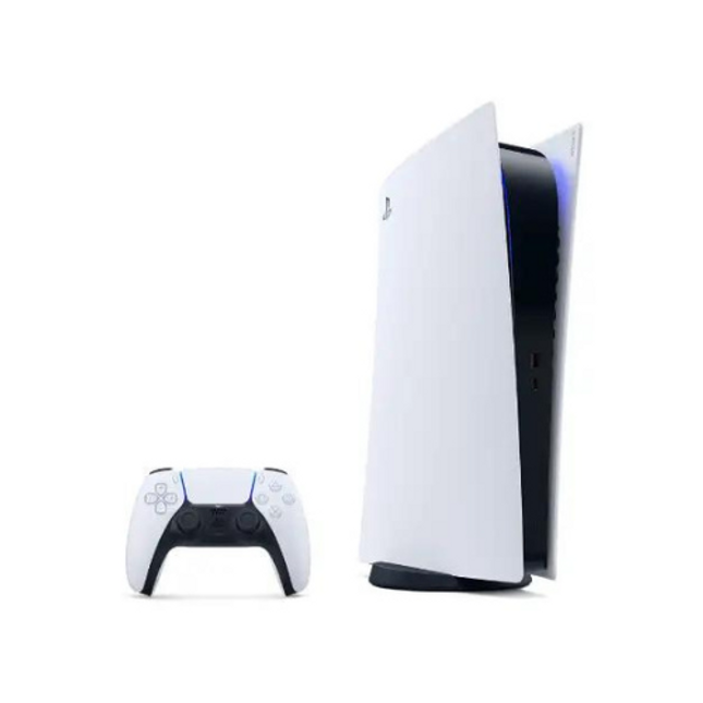 Playstation PS5 Console Digital Edition, 2 x DualSense Wireless Controller and Pulse 3D Headset Bundle