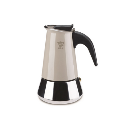 Pezzetti Espresso Pot Stainless Steel Italian Design Espresso Pot 4 Cups