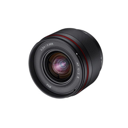 SAMYANG Camera Lens AF 12mm F2 Sony E Black