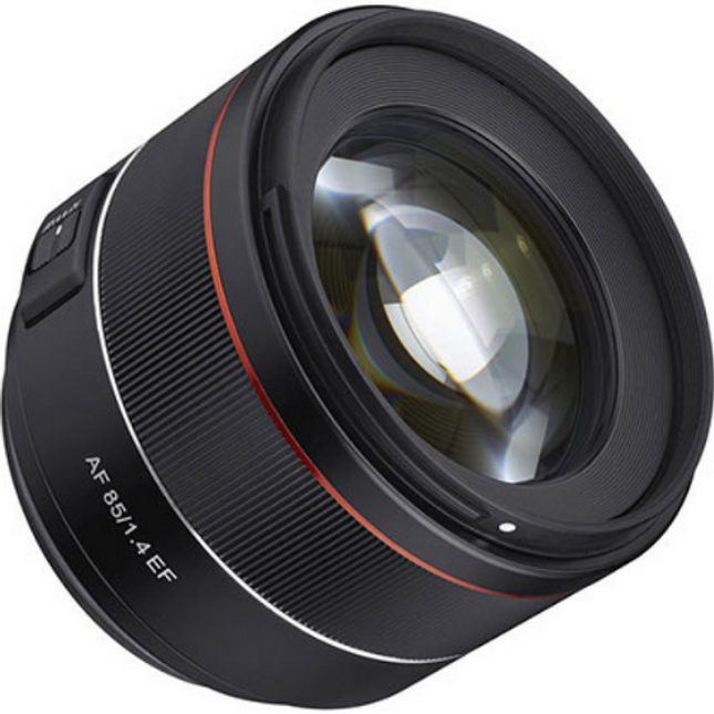 SAMYANG Camera Lens AF 85mm F1.4 Canon EF Black