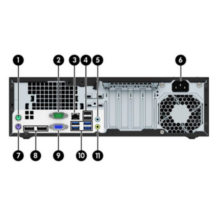 HP ProDesk 600 G2 SFF Desktop PC Core i3 6320 3.9GHz 8GB 240GB SSD