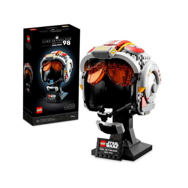 LEGO Star Wars Luke Skywalker Red Five Helmet, 75327 Toy Model
