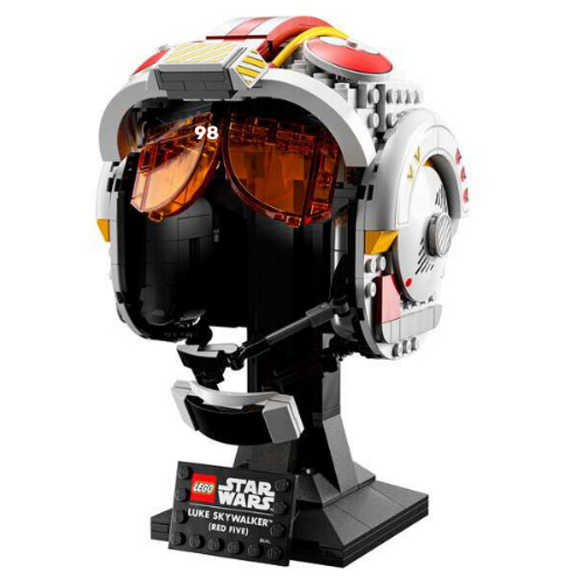 LEGO Star Wars Luke Skywalker Red Five Helmet, 75327 Toy Model