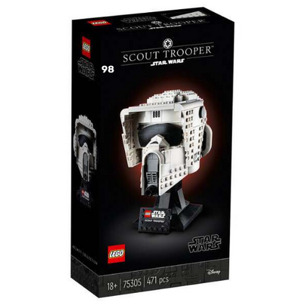 LEGO Star Wars Scout Trooper Helmet, 75305 Toy Model
