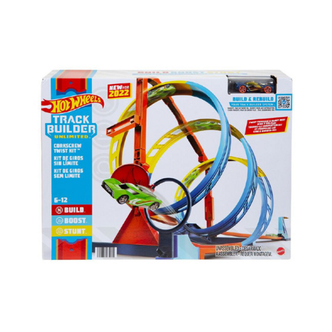 Hot Wheels Trackbuilder Corkscrew Twist Playset
