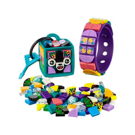 Lego Dots Neon Tiger Bracelet And Bag Tag 41945 Toy Model