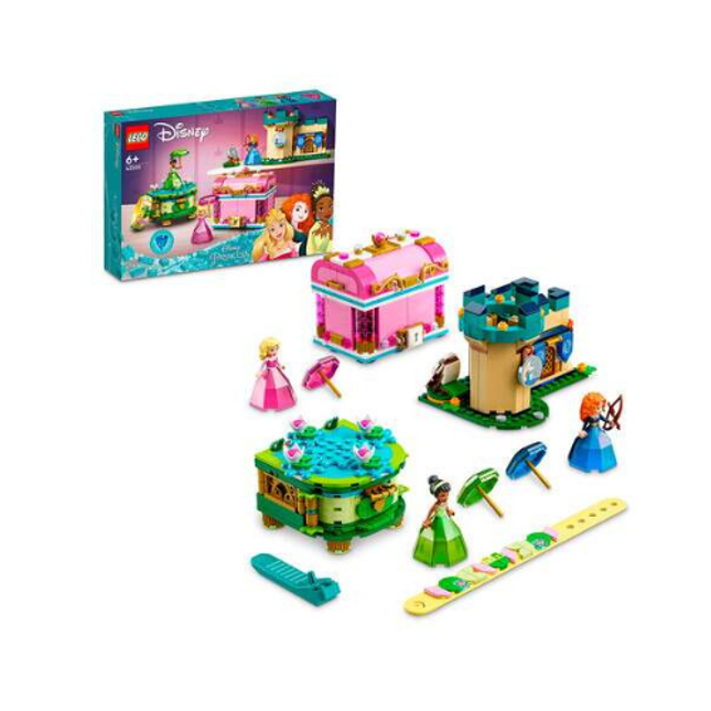 Lego Disney Princess Aurora Merida and Tiana's Enchanted Creations 43203 Toy Model