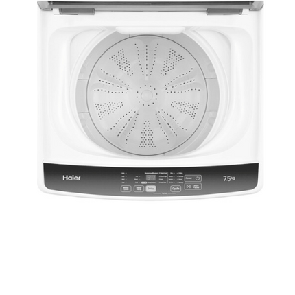 haier top load washing machine white 7 5kg