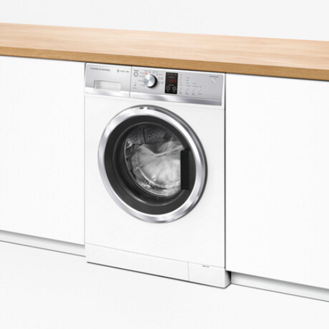 fisher and paykel front load quick smart washing machine white 8kg