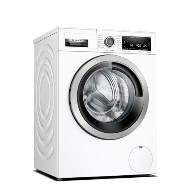 bosch series 8 front load washing machine white 9kg