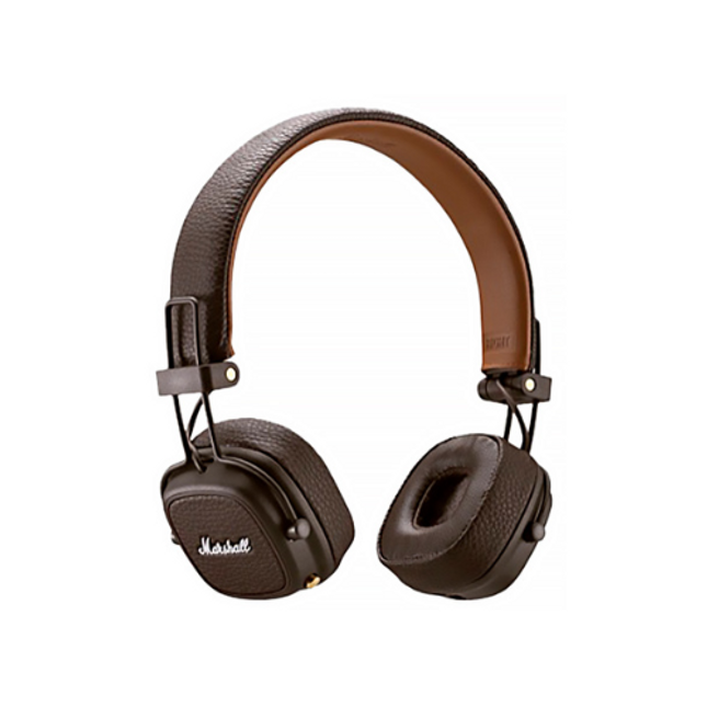 marshall major iii bluetooth headphone brown