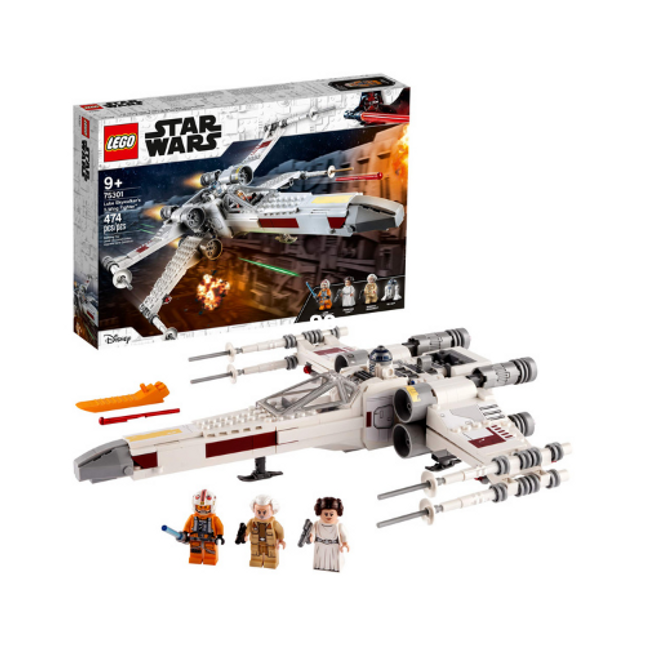Lego Starwars Luke Skywalkers X wing Fighter 75301 Toy Model
