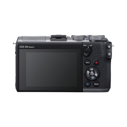 Canon EOS M6 Mark II Camera Kit 32.5MP 15-45mm IS STM Silver