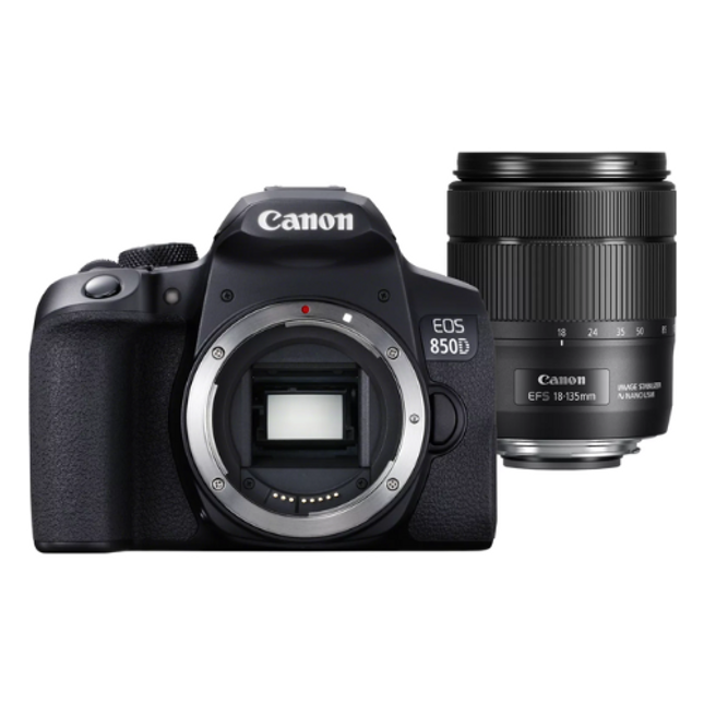 Canon EOS 850D Camera Kit 18-135 IS USM Black