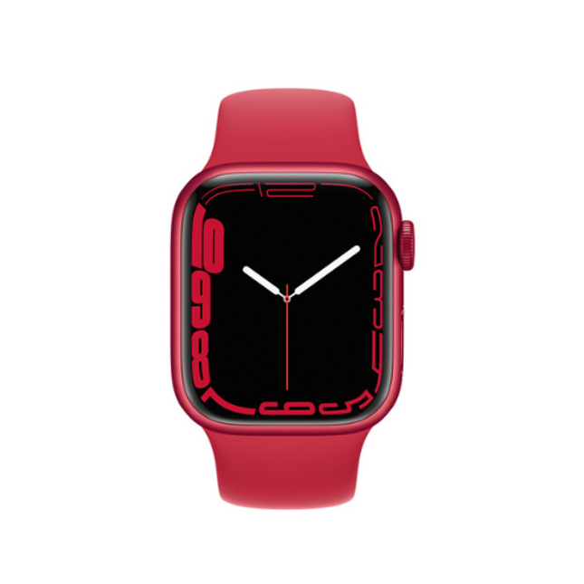 Apple Watch Series 7 45mm Red Aluminium Case