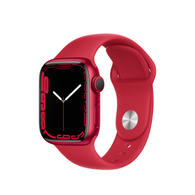 Apple Watch Series 7 45mm Red Aluminium Case