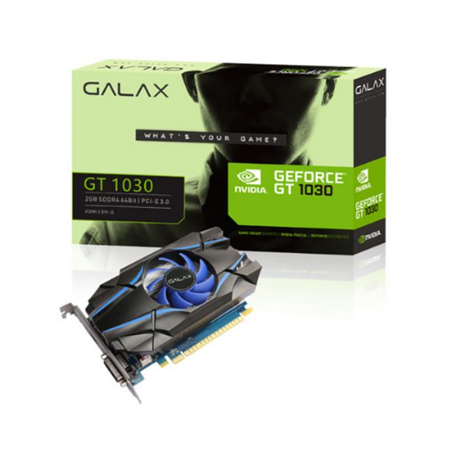 GALAX GeForce GT1030-DDR4-2GB 2GB DDR4 Graphics Card