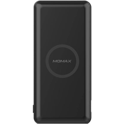 Momax 10000mah Premium USB- C PD and Wireless Fast Charging Power Bank Black
