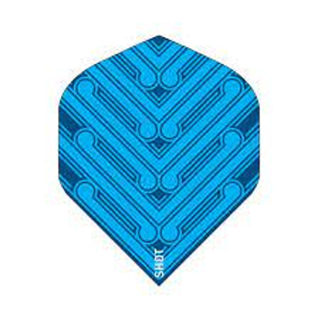 shot manu blue dart flight set std