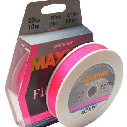 maxima fibre glow 15lb 300m