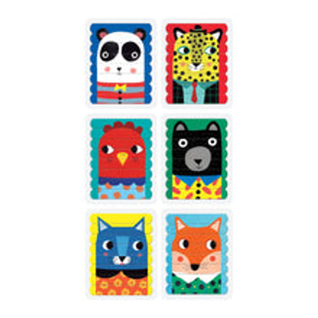 animal friends puzzle sticks