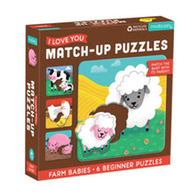 farm babies i love you match up puzzles