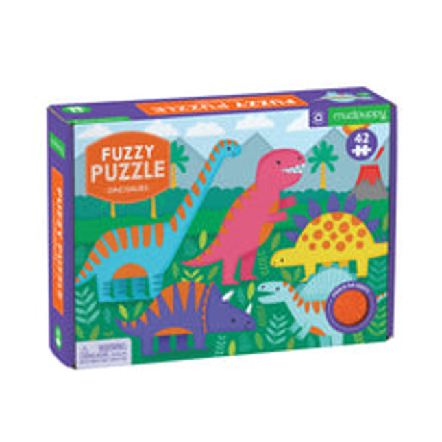 fuzzy puzzles dinosaurs