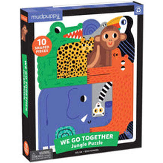 we go together jungle 10 shaped pcs