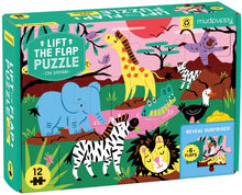 lift the flap on safari 12 pcs