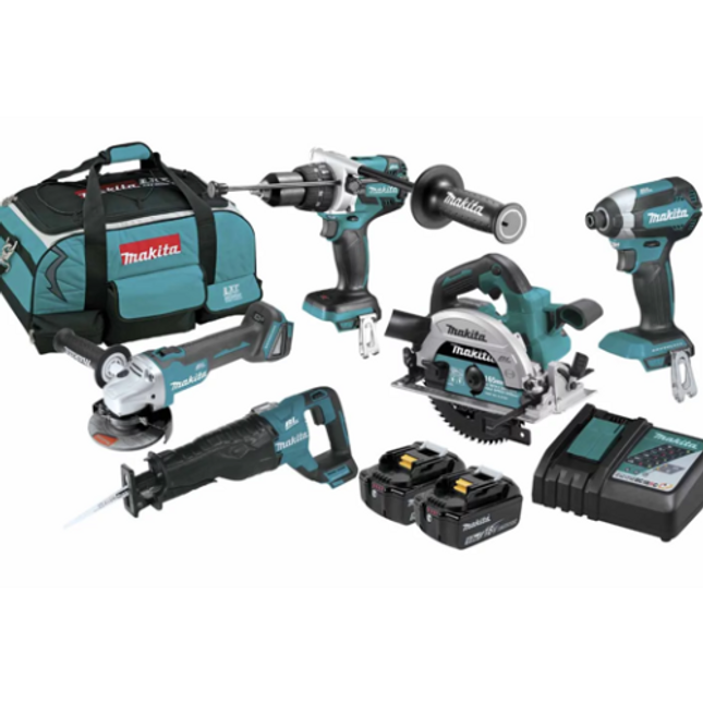 makita 18v lxt 5 piece combo kit
