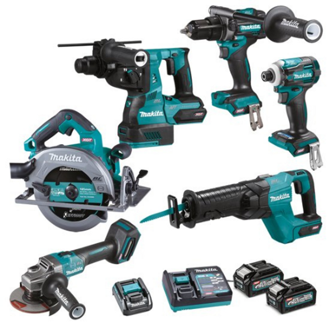 makita 40v xgt 6 piece combo kit