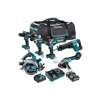 makita 40vmax xgt 6 piece combo kit
