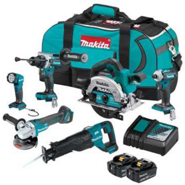makita 6 piece combo kit