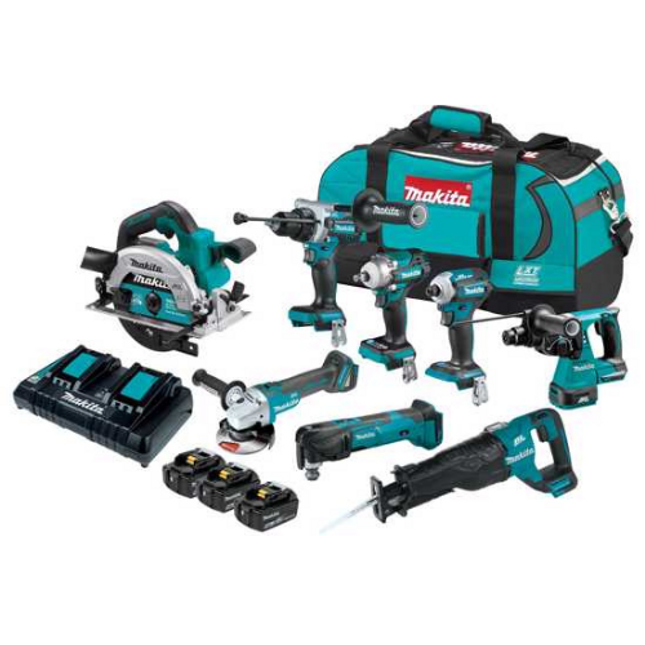 makita combo kit 18v lxt 8 piece