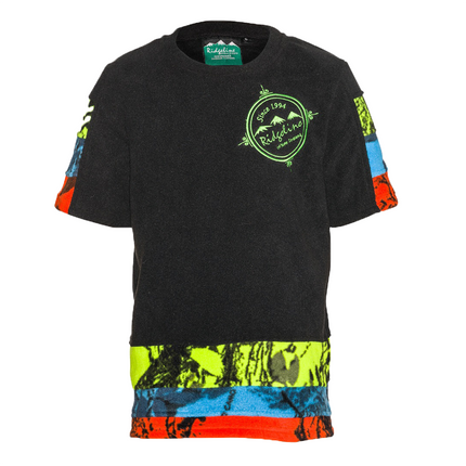 rl boys messed up tee blk 2 year
