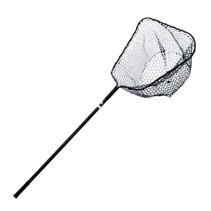 nacsan rubber landing net stealth black lge