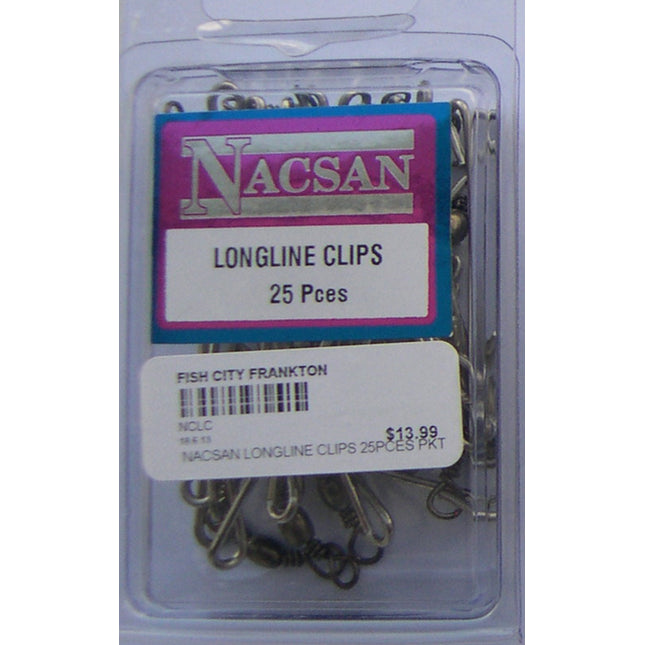 Buy Nacsan Longline Clip with Swivel 25 pack online at