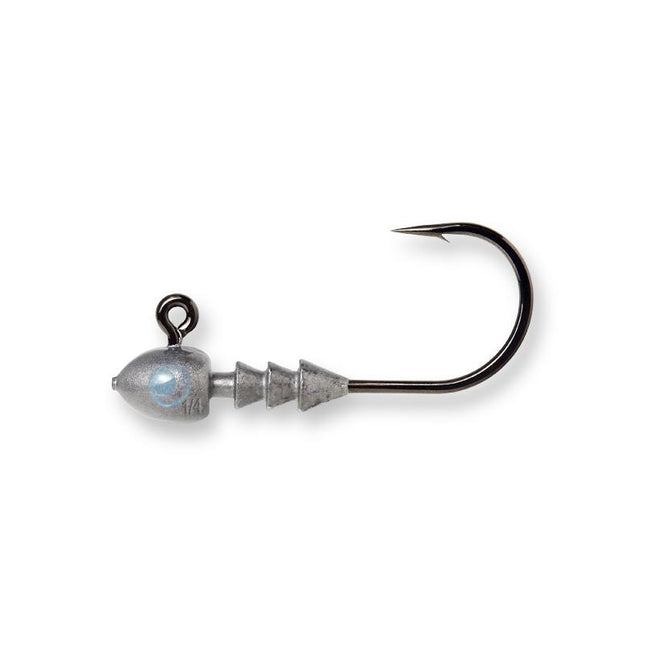 ocean angler uv jig head blue 1 4 3 0