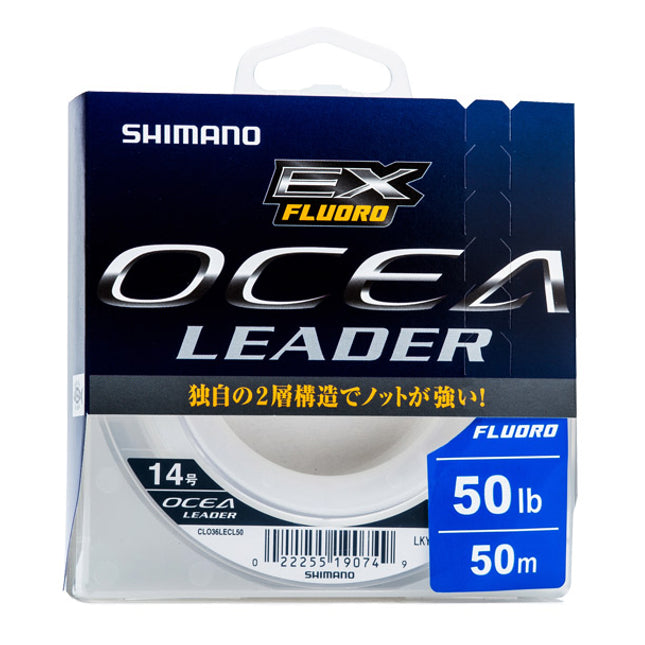 shimano ocea ex fluoro leader 50m 80lb