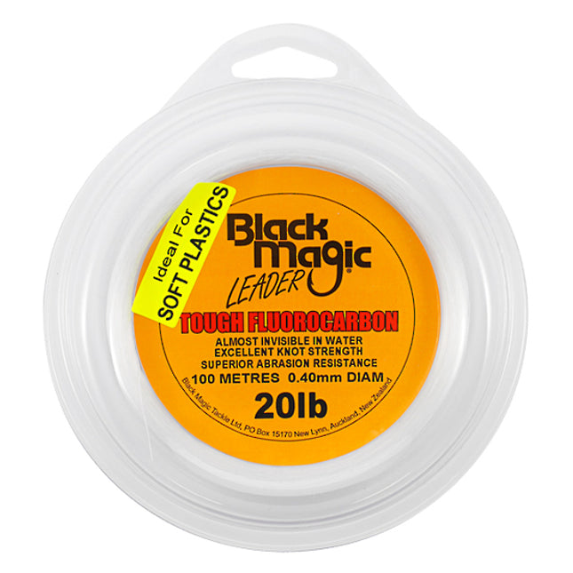 black magic flurocarbon trace 15 lb 120m 2