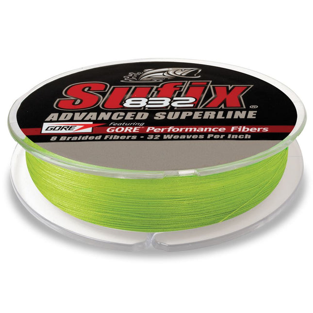 sufix 832 neon lime 150yd 10lb