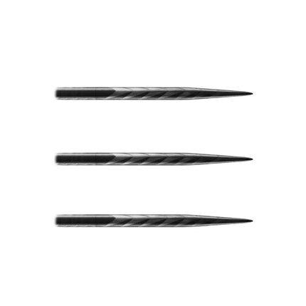 tribal weapon steel tip point laser engraved black 35mm