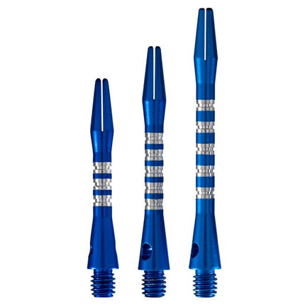 aluminium anodised pyramid shaft blue