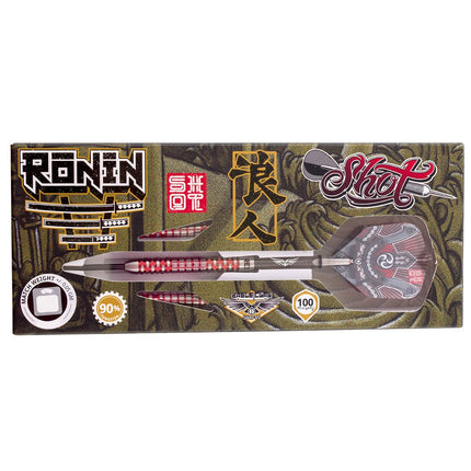ronin rei steel tip dart set 90 tungsten barrels