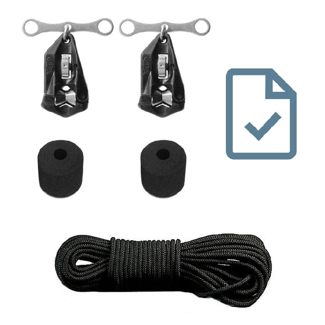 aftco outrigger rig kit roller troller or1pr